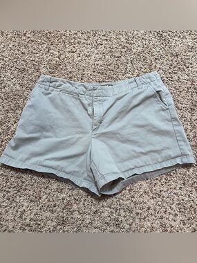 J. Crew Women's Light Gray Casual Chino Shorts Size 12